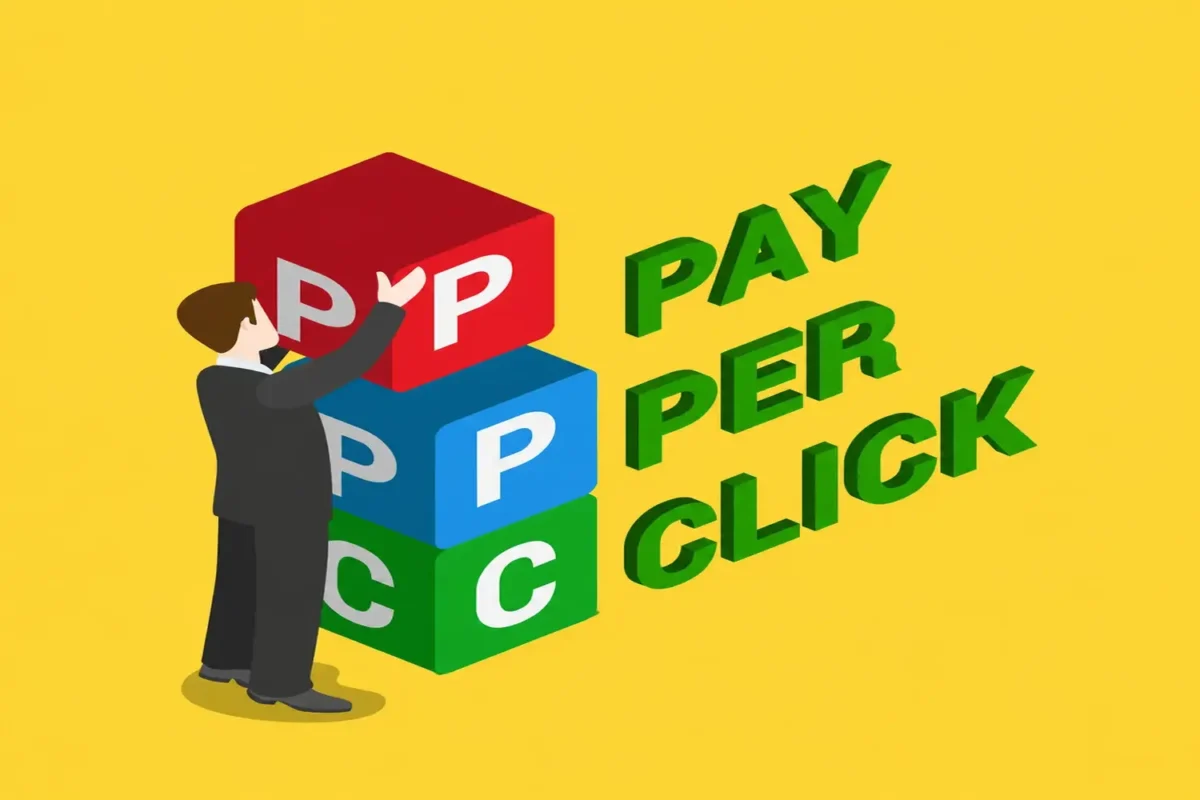 Pay Per Click (PPC) advertising illustration